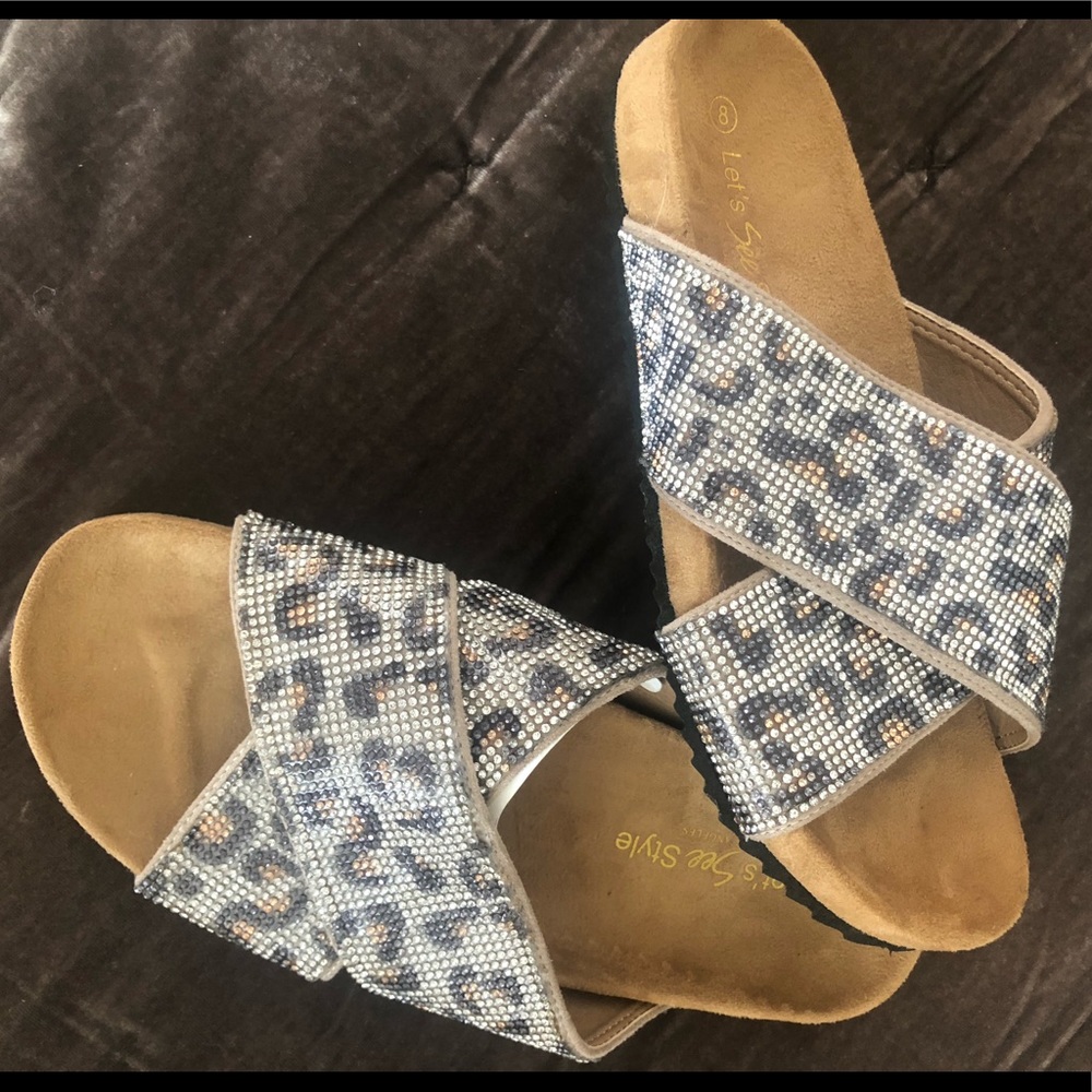 Cheetah sandals